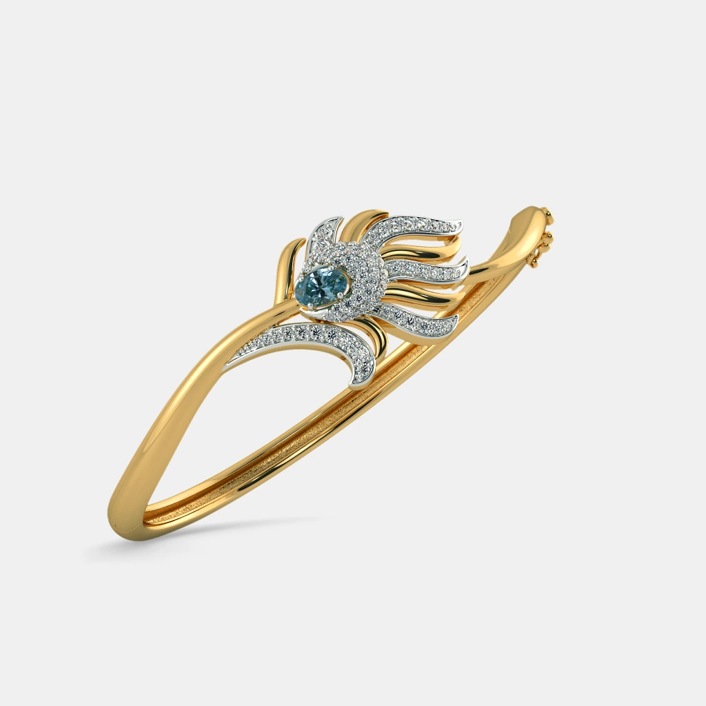 Elegant gold bracelet with diamonds jewellery product